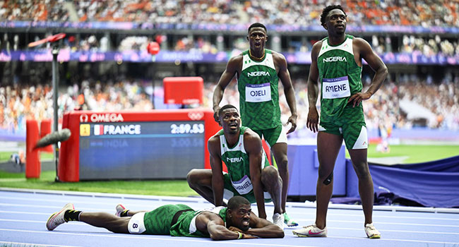 Nigeria's x m relay team