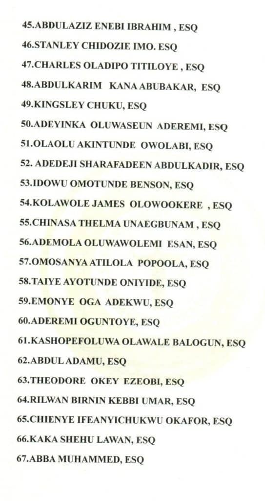 Umahi's Brother Roy Nweze, Ubani, Duru, 84 Others Elevated To SAN Rank