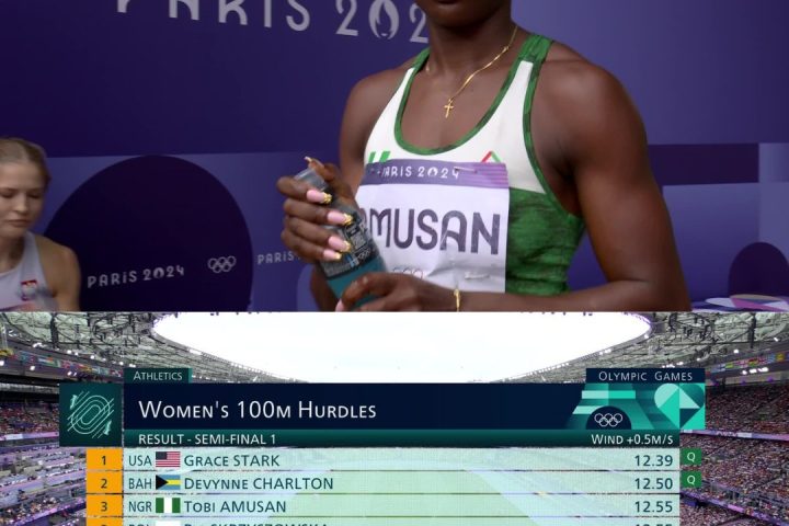 Tobi Amusan failed to make it to m hurdles final