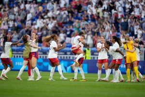 United States jubilate after beating Germany