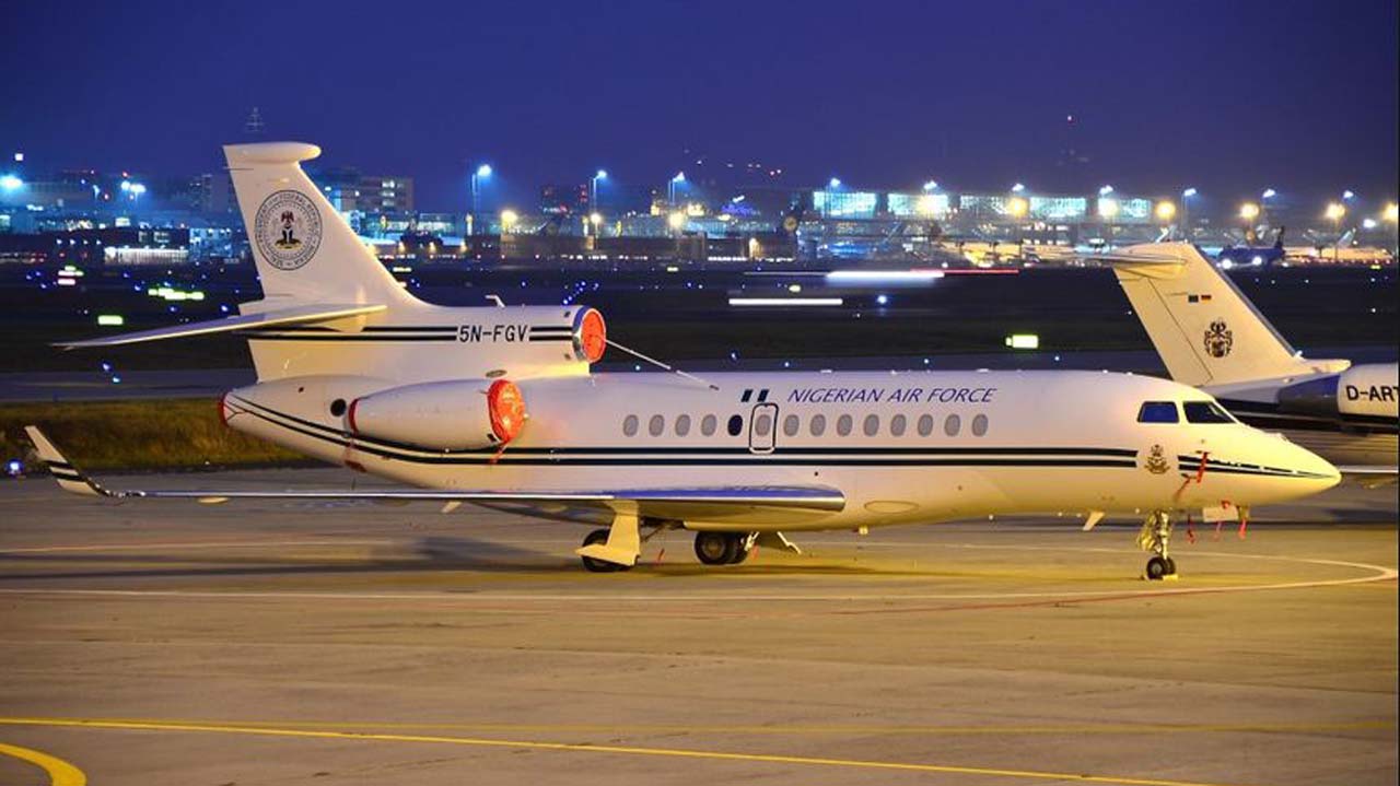 nigeria presidential jet naf in canada