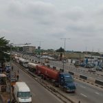 petrol tankers along Oshodi Apapa Expressway