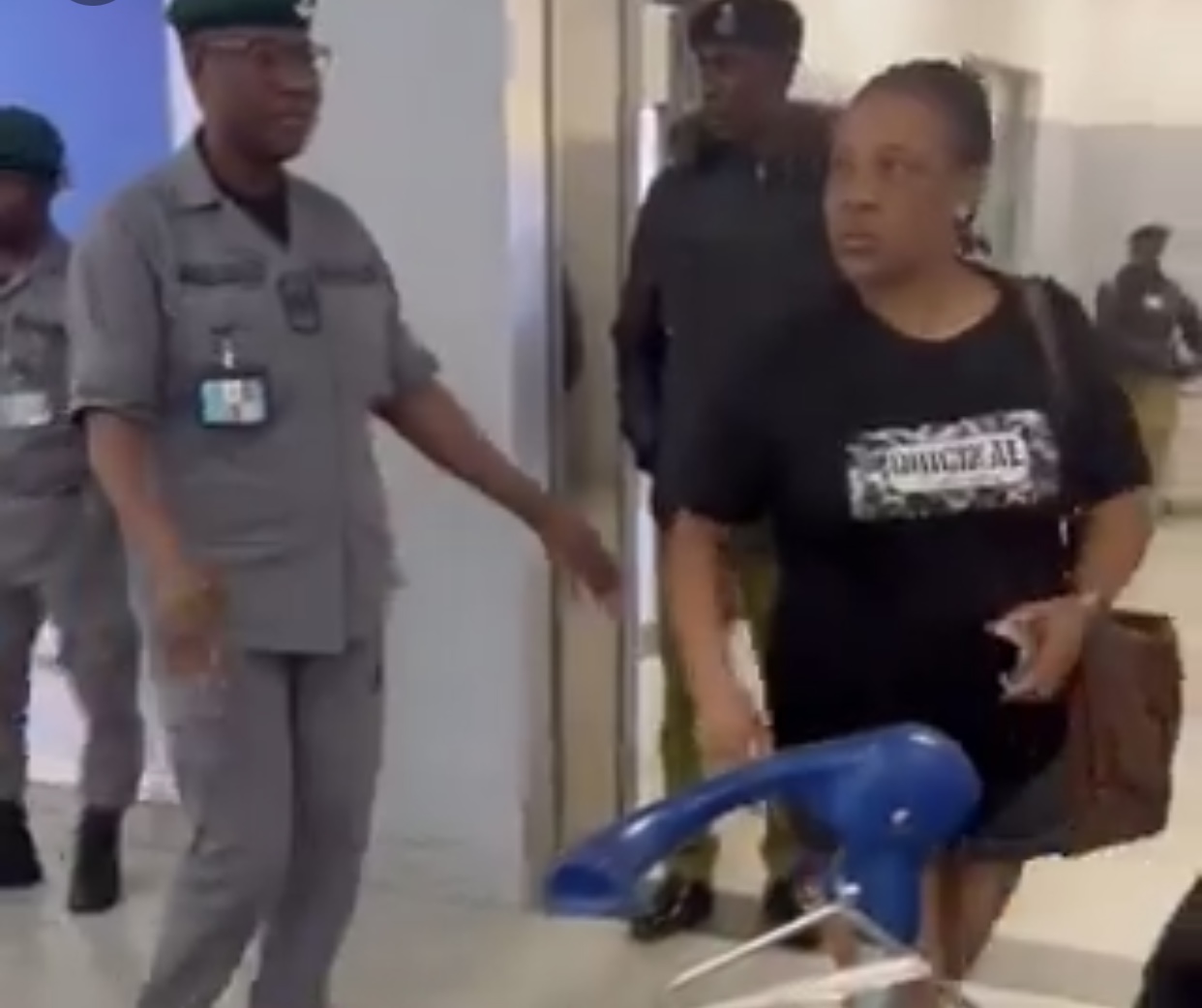 woman destroys husband passport