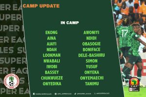 eagles already in camp in uyo