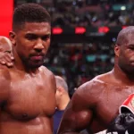 Anthony Joshua and Daniel Dubois after sweating it out at Wembley