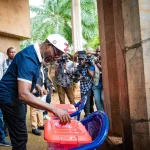 Governor Soludo voting during Anambra LG Poll