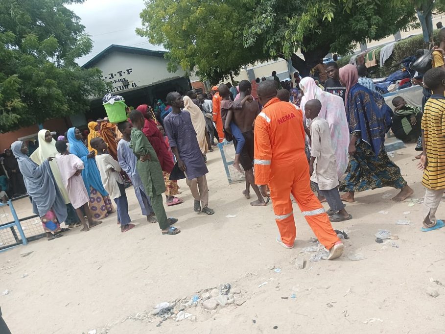 NEMA and Armed forces rescue victims