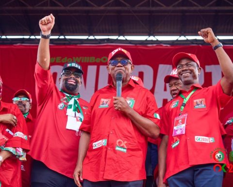 Obi and Akpata at Edo Rally