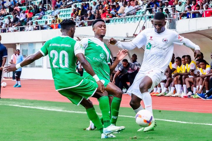 Rangers against Sagrada of Angola in Uyo