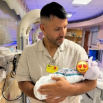 Sergio Aguero welcomes second child