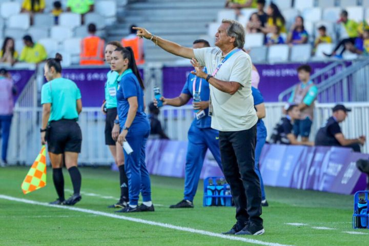 Super Falcons Coach Randy Waldrum during one of his outings with the team