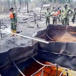 Nigerian Military Cracks Down On 71 Illegal Refineries, Seize 788,400 litres Of Stolen Crude Oil In 1 Week