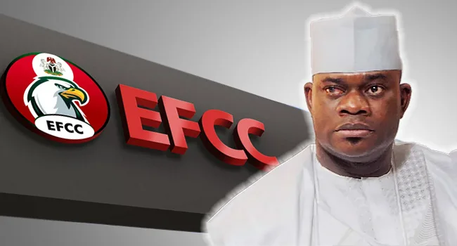 N80.2bn Fraud: EFCC Refutes Claims Of Former Kogi Governor Yahaya Bello's Custody, Says He Remains Wanted