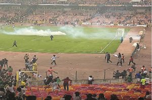 flash back fans went on rampage eagles lost to Ghana and missed world cup ticket