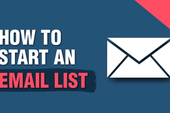 how to start an email list