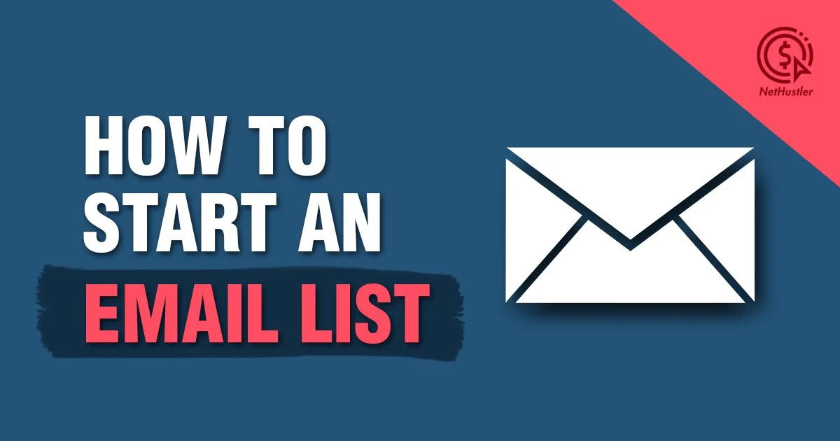 how to start an email list