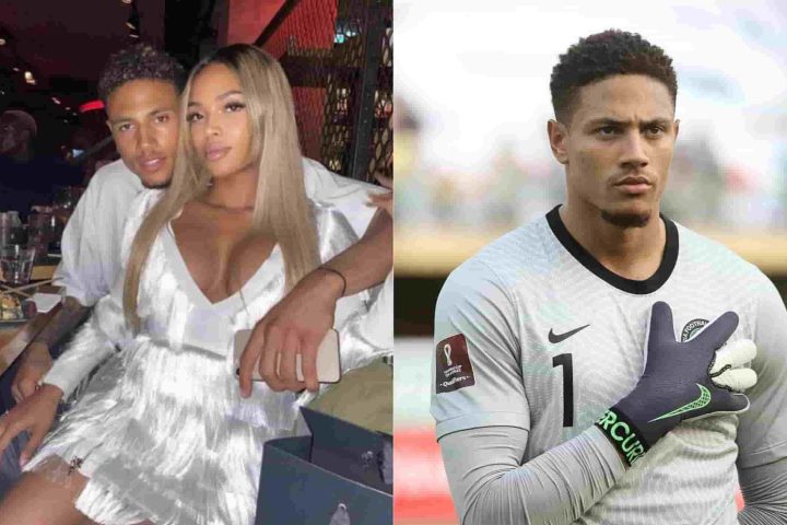 super eagles goalie Maduka Okoye and girlfriend Jelicia Westhoff reconcile