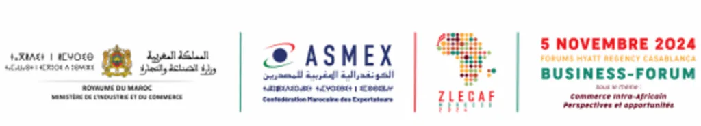 The Moroccan Association of Exporters (ASMEX) and the Ministry of Industry and Commerce of Morocco are co hosting the first edition of the ZLECAF Business Forum – Morocco