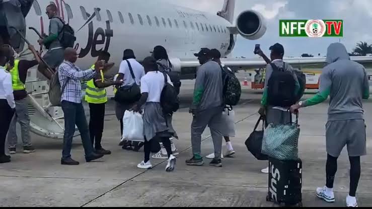 Eagles begin return journey from libya