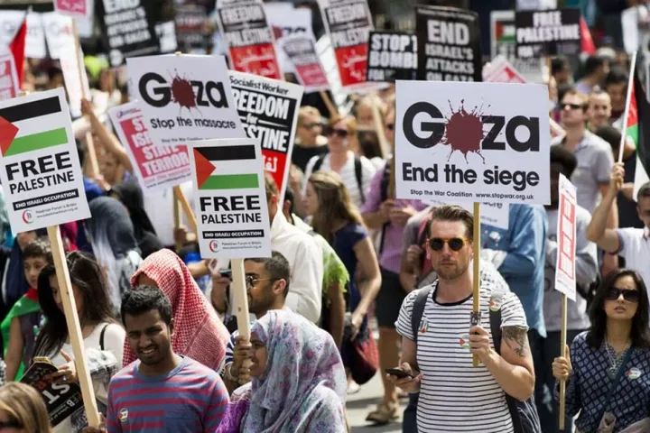 Global Protests Call For End To Gaza Conflict