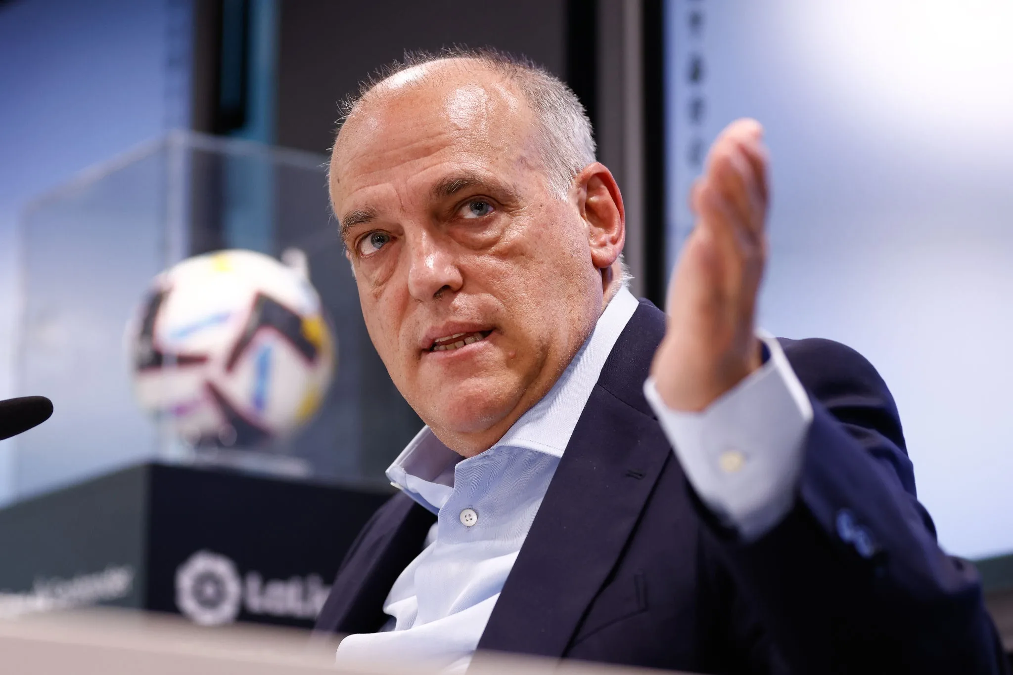 La liga President Javier Tebas