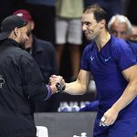 Neymar seen exchanging pleasantries with Rafael Nadal