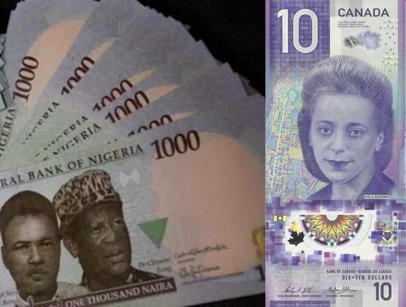 Nigerian In Diaspora Laments As Naira Falls By 769% Against Canadian Dollar In 10 Years