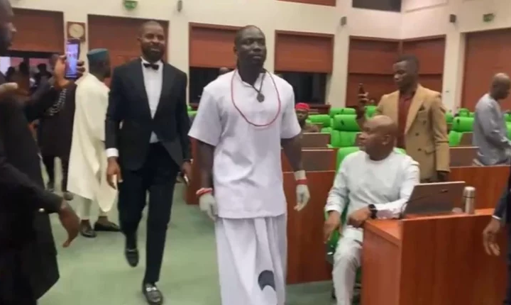 Very Dark Man arrive house of reps probe panel