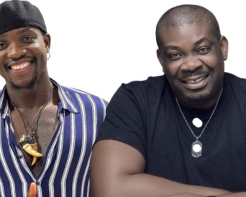 VeryDarkMan (l) and Don Jazzy (r)