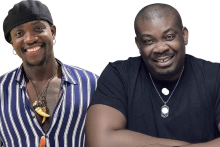 VeryDarkMan (l) and Don Jazzy (r)