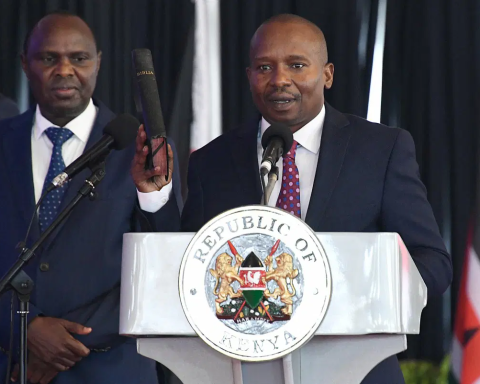 interior minister Kithuri Kindiki in kenya takes over as Deputy President