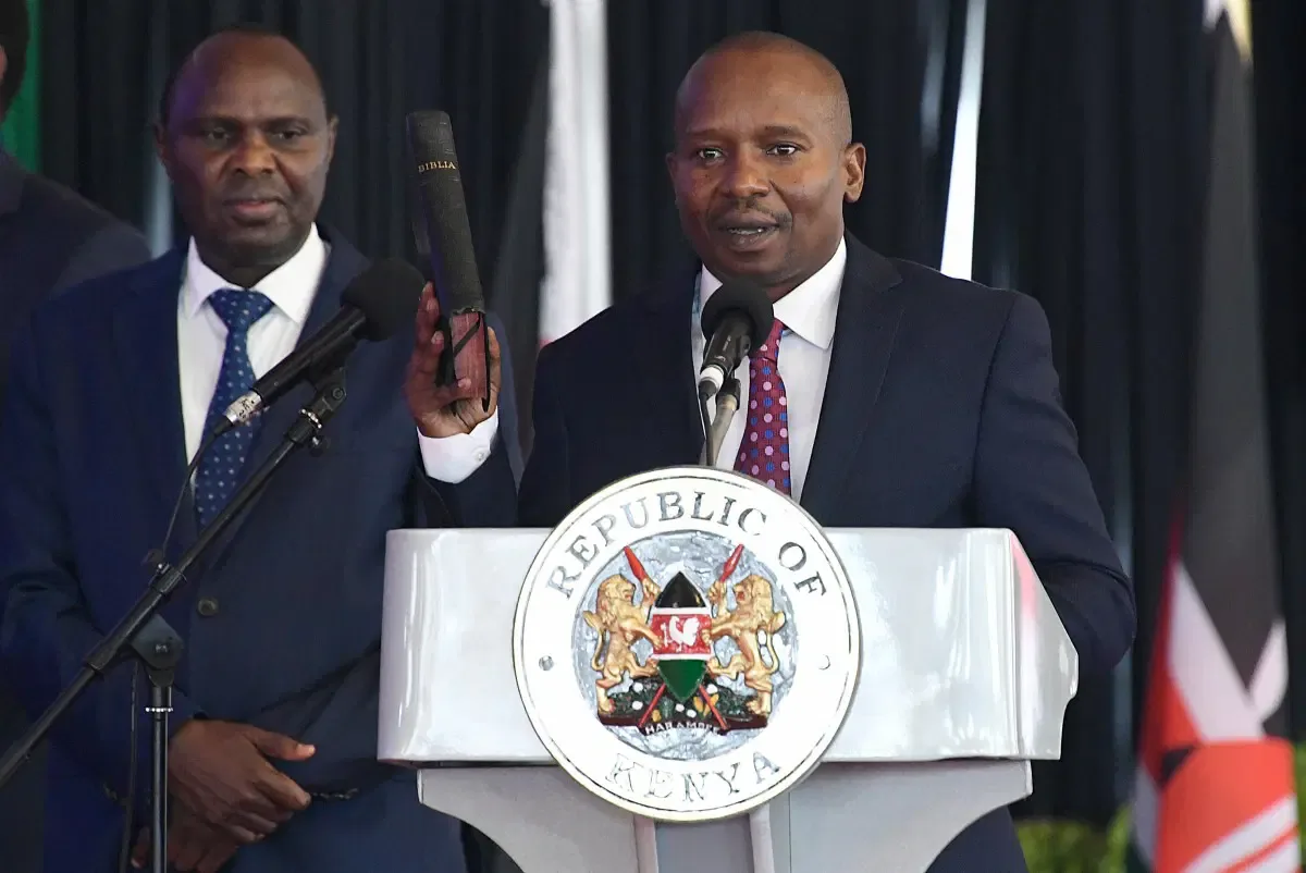 interior minister Kithuri Kindiki in kenya takes over as Deputy President