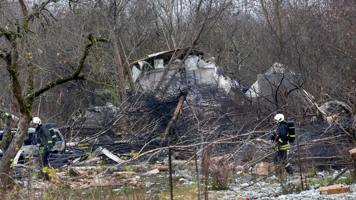 DHL Cargo Plane Crashes In Lithuania, One Dead , Three Injured