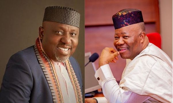 Drama As Okorocha Puts Akpabio On The Spot Over MNK At Late Senator Ubah’s Abuja Night Of Tributes