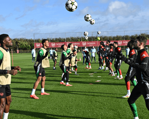 Gunners at work ahead Sporting Lisbon clash