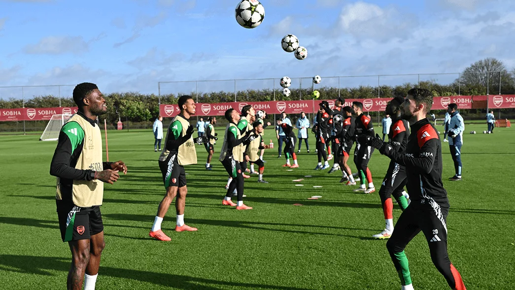 Gunners at work ahead Sporting Lisbon clash