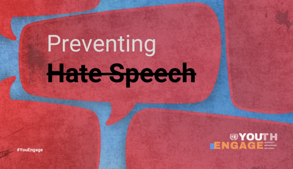 Hate speech is a driver of social conflict, addressing it requires joint efforts from everyone, say youth