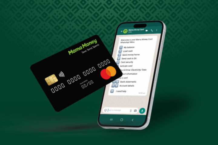 Mama Money Launches WhatsApp Powered Bank Card Available at Pick n Pay