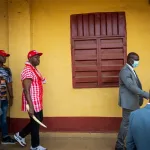 Governor Suludo during the tour of Uga Boys Secondary School