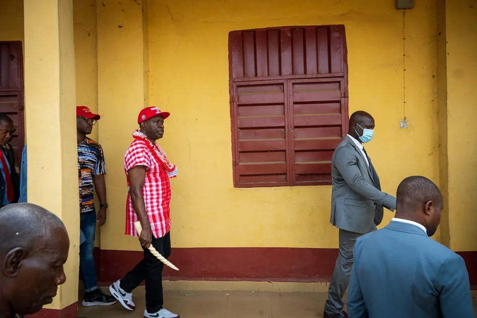 Governor Suludo during the tour of Uga Boys Secondary School