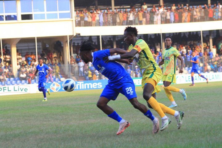 Shooting Stars versus Kano pillars ended in favour of Shooting stars