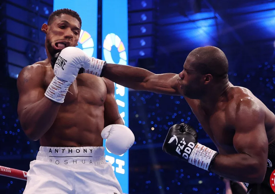 anthony Joshua suffered heavy defeat in the hands of Dubois