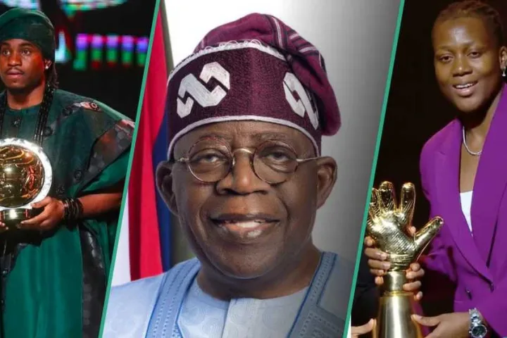 'Thank You For Making Nigeria Proud' — Tinubu Hails Lookman, Nnadozie, Super Falcons On CAF Awards