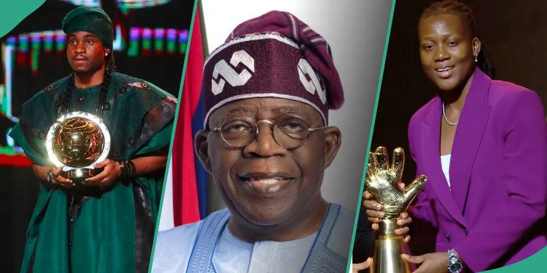 'Thank You For Making Nigeria Proud' — Tinubu Hails Lookman, Nnadozie, Super Falcons On CAF Awards