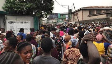 crowd at Ibadan stampede