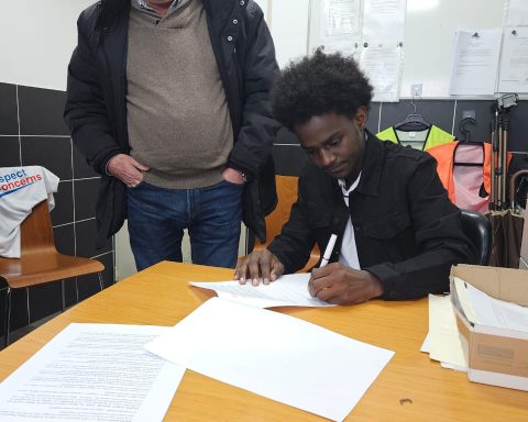 year old Nigerian Footballer Yaqub Usman Malah Signs Contract With Portugal Football Club