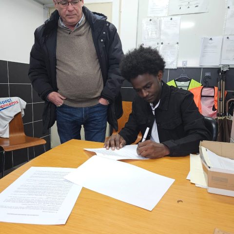 year old Nigerian Footballer Yaqub Usman Malah Signs Contract With Portugal Football Club