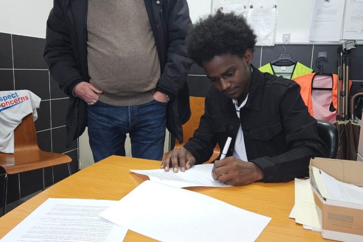 year old Nigerian Footballer Yaqub Usman Malah Signs Contract With Portugal Football Club