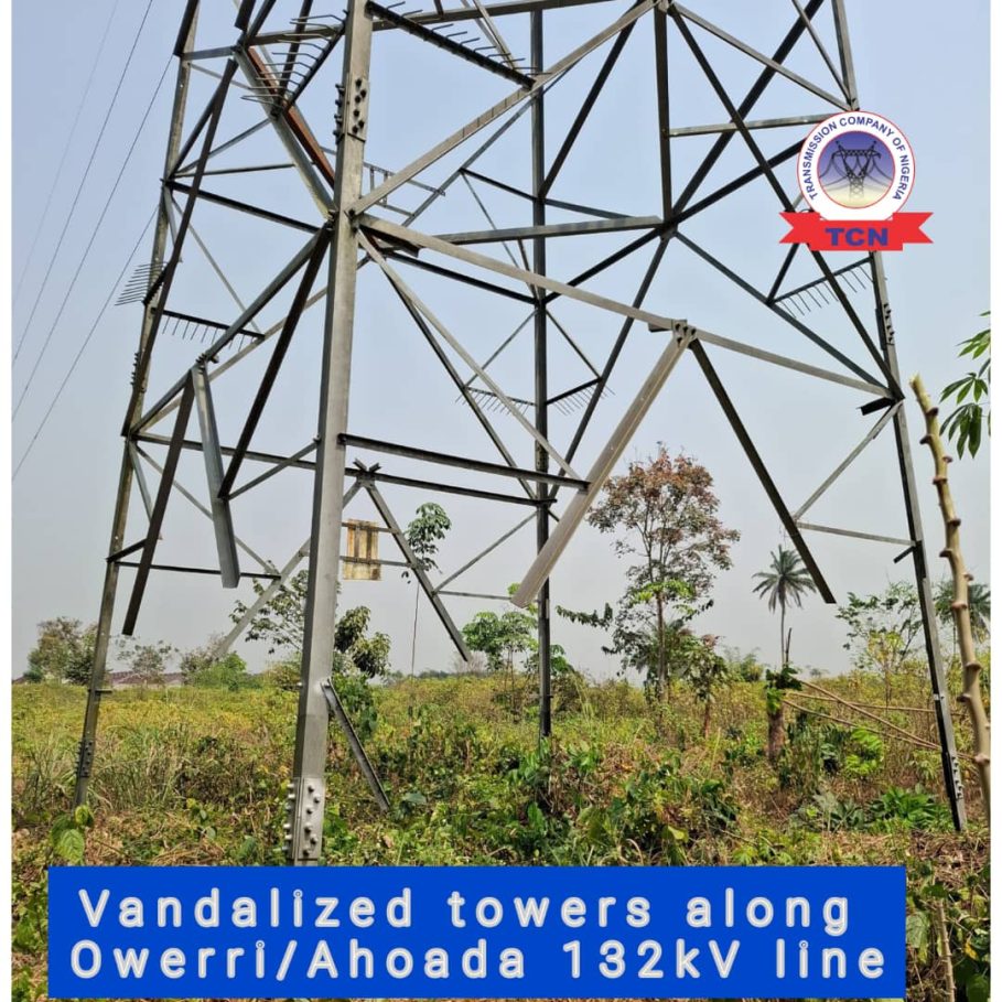 TCN Seek Help As Vandals Destroy 18 Transmission Towers In 5 Days