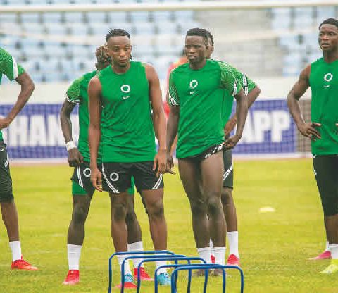 Eagles Team B in training